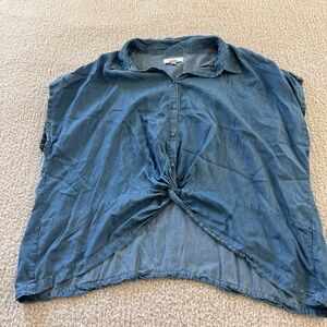 Sonoma Blue Jean Twist Shirt